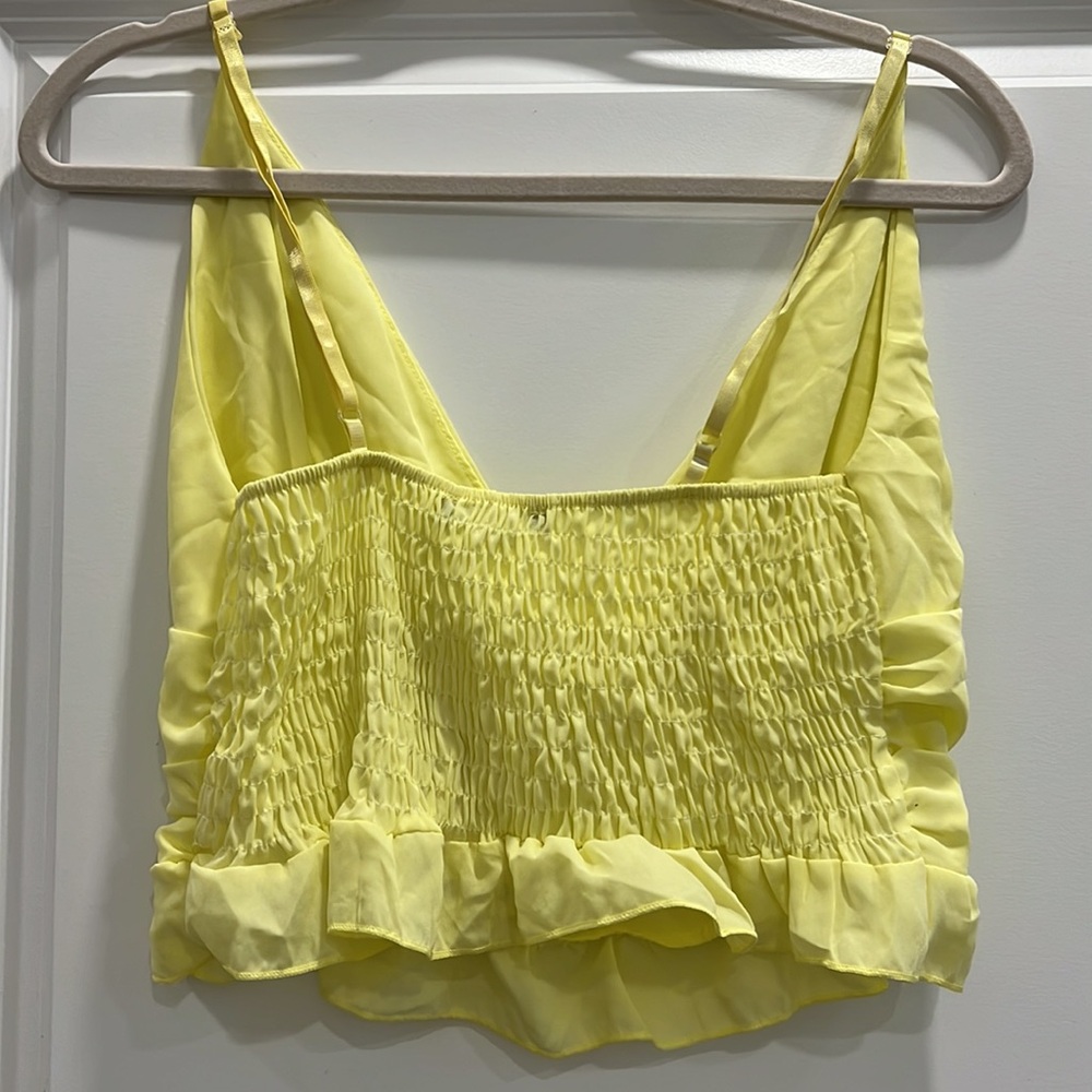 Chiffon Ruffle Cami Top - Picture 2 of 3